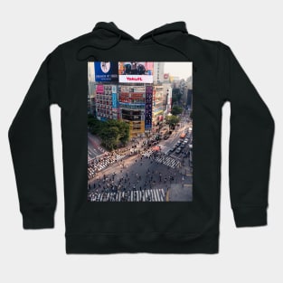 Shibuya Crossing at Dusk Hoodie